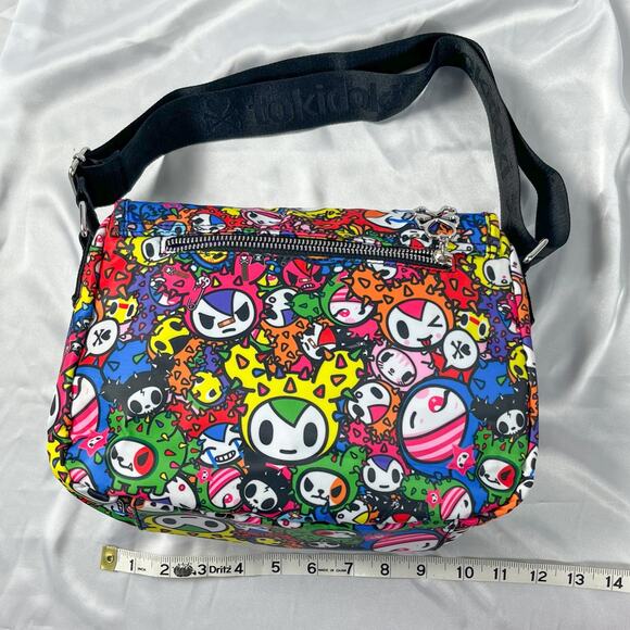 Tokidoki Cactus Friends Messenger Cross Body Shoulder Bag Purse Sandy Bastardino - Picture 3 of 13